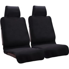 INFANZIA 프리미엄 방수 시트 커버 업그레이드 카시트 타월 프로텍터 네오프렌 유니버설 핏 100 세탁 및 탈착식 미끄럼 방지 스웨트 체육관요가운동에 적합, Black_two, two, 1개