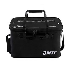MTF 베테랑 접이식 다용도 낚시 보조가방 살림통, 블랙