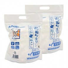 클래식 말랑말랑 오꼬시 우유맛 24개입 400g 2개 세트 추억의 대용량 쌀강정