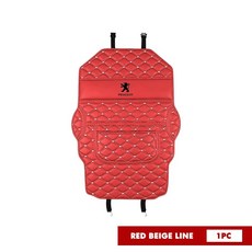자동차 킥 매트 시트 백 프로텍터 커버 더러움 방지 패드 엑스퍼트 리프터, 1개, 1. red-1PCS
