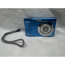 산요 5X 디지털 카메라 VPC-S1415 블루 레어 14.0MP (작동 안 됨)