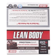 LABRADA NUTRITION 布朗尼蛋白質能量棒, 12件, 72克