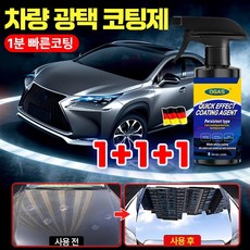 [강력코팅~] 1+1/2+2 독일 자동차 복원 및 왁스 코팅 스프레이 자동차 나노 코팅제 차량 광택코팅제 발수코팅제 유리막코팅제 자동차 물왁스광택코팅제 플라스틱복원제, [1+1+1개], 3개, 120ml
