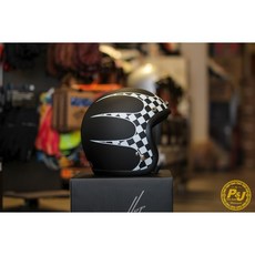 P&J 捷寶 騎士部品 Gallop 2023新款 P51 復古 小帽體 賽車格 飛鏢彩繪 安全帽, 1個, S