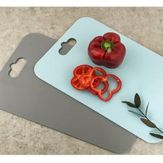 이유식용 칼라도마 대 32x21 주방 조리 도마, 민트