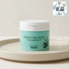 [정품] YADAH 야다 그린 티 퓨어 클렌징 밤/녹차 딥 클렌징 모공 케어 샤벳 밤, 100ml, 1개