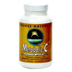 SOURCE NATURALS 維他命C錠 500mg, 180顆, 1入