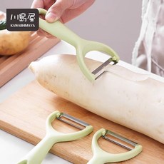 【川島屋】快速去皮萬能削皮刀 台灣發貨 削皮刀 削皮器 去皮器 水果削皮器 刨刀, 1個, 顏色隨機, 顏色隨機