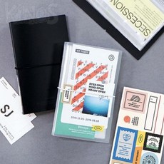 Elaris 스토리지 티켓 북 티켓모음집, 화이트