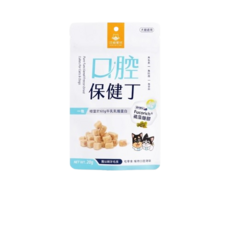 DOG CAT STAR 汪喵星球 犬貓機能口腔保健丁凍乾零食，潔牙除口臭，天然無添加，犬貓零食推薦, 20g, 1個, 口腔保健丁
