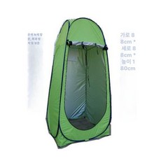 캠핑샤워텐트 간편설치 원터치 이동식 탈의실 간이화장실 야외목욕 보온 방풍, 88 x 88x185 그린 은도금 단일창, 1개