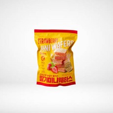 노브랜드 미니 웨하스 딸기, 300g, 12개