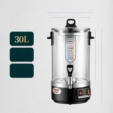 전기 약탕기 한약 기계 달임기 쌍화차 건강차 포트 10L 블랙, 30L 끓이는 통 포함, 기본 모델명/품번