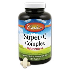 Carlson Labs Super C Complex Bioflavoise & C 片劑, 250顆, 1罐