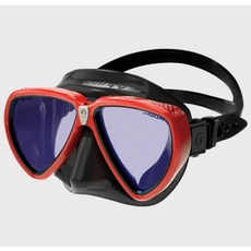 游龍潛水 2025 GULL Mantis UV420 MASK 潛水面鏡 雙面鏡, Mirror Paradiso Red
