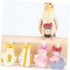 [후기인증] 앵무새기저귀 상품 앵무새옷 앵무새용품 배설물주머니, XS, 파인애플