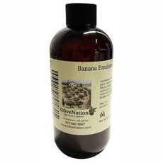 올리브네이션 베이킹용 바나나 에멀젼 수용성 Non-GMO 프리 비건 올리브네이션 베이킹용 바나나 에멀젼 수용성 Non-GMO 프리 비건 - 4온스(118.3ml, 4액량 오즈