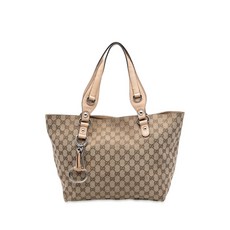 구찌 중고 2016-2025 GG 캔버스 아이콘 비트 토트 백