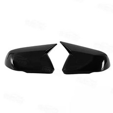백미러 커버 미국 버전 자동차 스타일링 사이드 미러 부품, 1개, 1. ABS Glossy Black