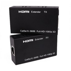 HDMI 網路影音信號延伸器 60M Full-HD 1080p 3D, 1個, HDMI延伸器 60M