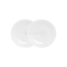코렐 저스트화이트 원형소접시 2P 세트, 화이트, 2개