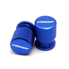 신형 오토바이 타이어 밸브 에어 포트 스템 커버 캡 플러그, 색상: 1. CB500F Blue