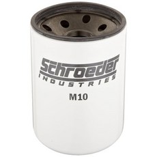 Schroeder Industries M10 Spinon 유압 필터 요소 셀룰로오스 녹 금속 파편 섬유 먼지 제거 높이 10.5 OD 5.0 10 마이크론, 1개
