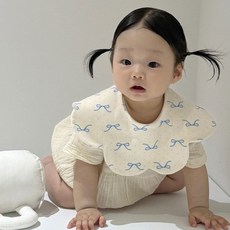 바니블라썸 바니 롤링 아기 턱받이_11Colors 183130, 바니블라썸 바니_믹스커피