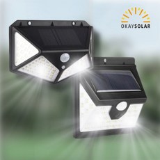 태양광 충전 LED 센서등 대문등 보안등 캠팽조명, ♨†방사형 3면(40LED)↑▩, 1개
