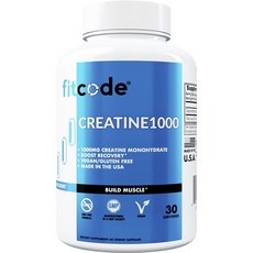 Fitcode 肌酸1000, 1個, 60錠