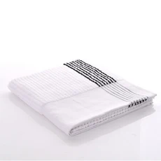 야외 56*112cm 골프 타월 초대형 코튼 스포츠 컬러 스트라이프 흡수성 캐디 클럽 닦기, 03 Black