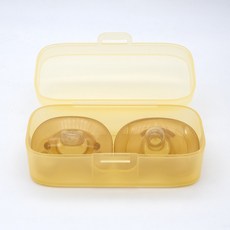 安撫奶嘴 嬰兒液態矽膠日夜兩用型, 1個, 1個, 安撫奶嘴(日用+夜用+收納盒+透明OPP袋裝)-納米銀