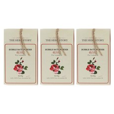 버블바스 파우더 장미 80g 3개 더허브스토리