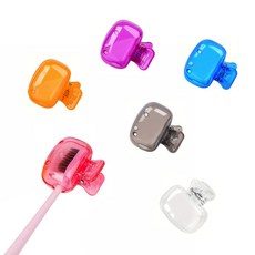 위생 화장실 여행용 흡착 칫솔캡 칫솔커버, 블루, 1개