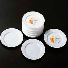 심플접시 디저트접시 알뜰 1-2호 5p 반찬 흰색 음식점 심플한