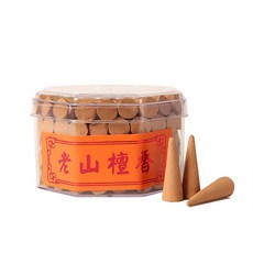 老山檀香錐粒 3.8公分高 淨化空氣 溫和芬芳, 1盒-老山檀香