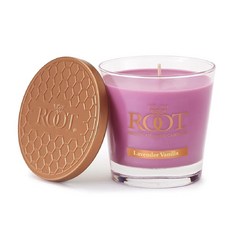 Root Candles 향초 벌집 베리글라스 프리미엄 수제 밀랍 블렌드 캔들 스몰 라벤더 바닐라_183019