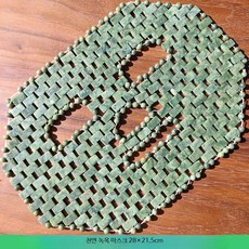 옥 안대 눈 수면 개선 쿨링 피로완화 가리개 마스크, 그린제이드 마스크 28x21.5cm, 1개, 1개입