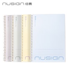 누사인 스프링 노트 B5 60매 다용도 유선노트 NS353, 혼합, 4개