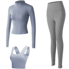 PU_여성용 필라테스복 상하세트