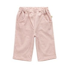 KKAKKUNGNORITER 孩童棉質7分褲, 粉色的