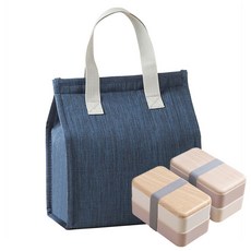 직장인 도시락가방 소풍도시락 런치백 네이비 euv+17880Bg