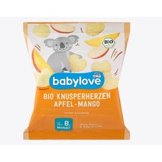베이비러브 DM 유기농 아기과자 사과&망고 옥수수 칩 30g, 1개