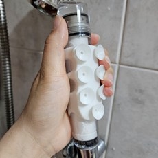 흡착식 문어 빨판 고정 샤워기거치대 샤워기 걸이 거치대 홀더, 1개, 상세페이지 참조
