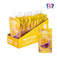 배스킨라빈스 얼려먹는 패션프루트 워터젤리 10개입, 1L, 1박스