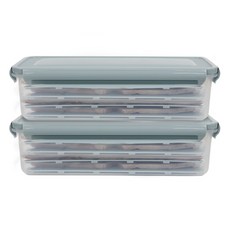 나누담 냉동 보관 트레이 용기 1.7L, 1개입, 2개