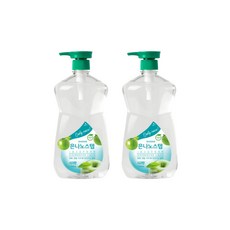 은나노스텝 시즌3 1100ml 주방세제 2개 (펌프2개), 사과향 주방세제 2개(펌프2개)
