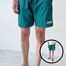 말리부 패치 남자 비치 반바지 SD-230535M, 주황 2 size