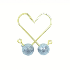 우리문스타 마이크로 지그헤드 볼락 전갱이 아징 루어바늘 10개입, #6-0.5g x 10개입, 1개