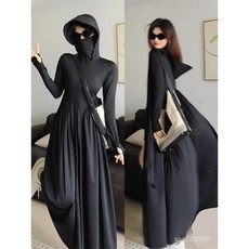 防曬衣長款全身夏季防曬衣修身防曬裙2025新款女款超長外套防曬服